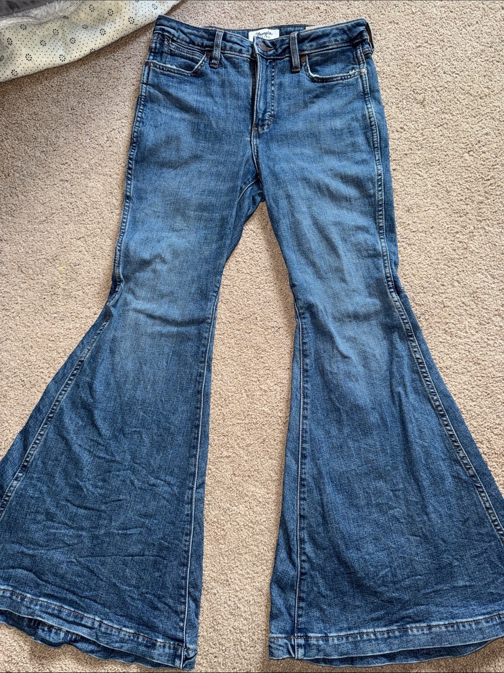 Wrangler retro bell bottom jeans